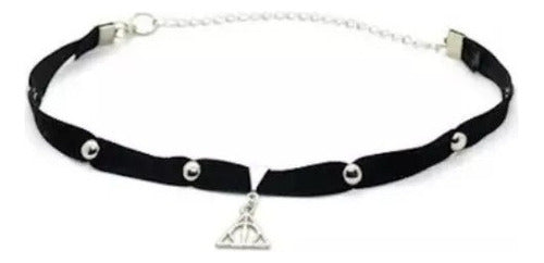 Collar Harry Potter Choker Reliquias De La Muerte Oficial 0