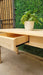 Solid Pine Dining Table 1.40 x 0.80 with Drawer - Reinforced - Exclusive Decor Options 3