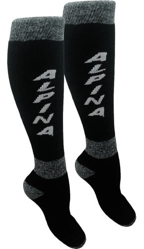 Alpina 3 Pairs Thermal Ski Socks for Cold Weather - Sti 1