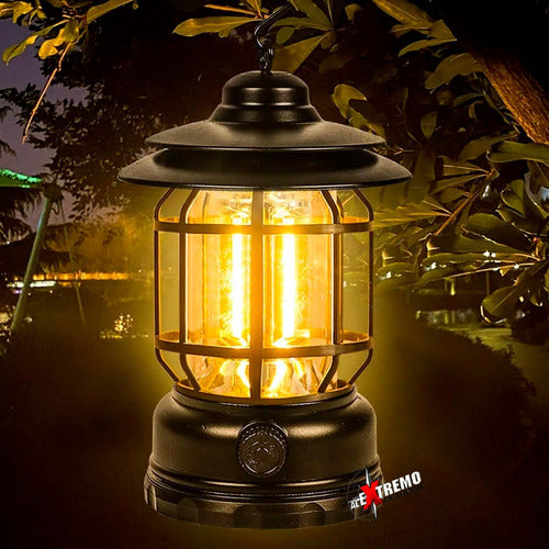 Alextremo.uy Retro LED Lantern X2 - Stylish Patio and Garden Decoration 2