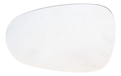 Metagal Left Curved Side Mirror Glass with Base for Fiat Palio 326 Grand Siena 0