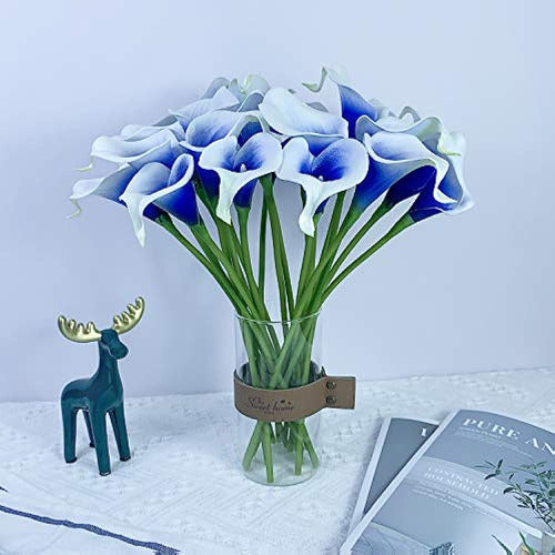 15 Piezas Real Touch Calla Lily Flores Artificiales Boda Ram 4