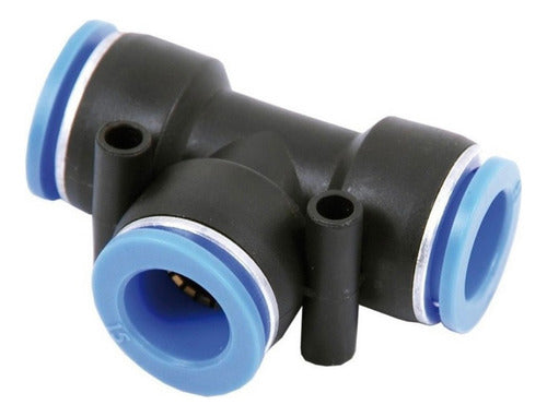 B&G Pneumatic Connector Plastic Tee Union 10mm Hose Coupling 0