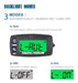 RUNLEADER Digital Hour Meter and Tachometer for Nautical Engines and ATVs 5