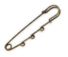 Your Brand 10 Hook Pin Bases 7.5cm Long 0