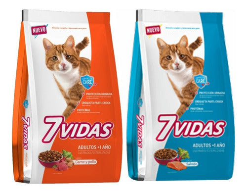 7 Vidas Adult Cat Food 20kg Neutered Sterilized 0