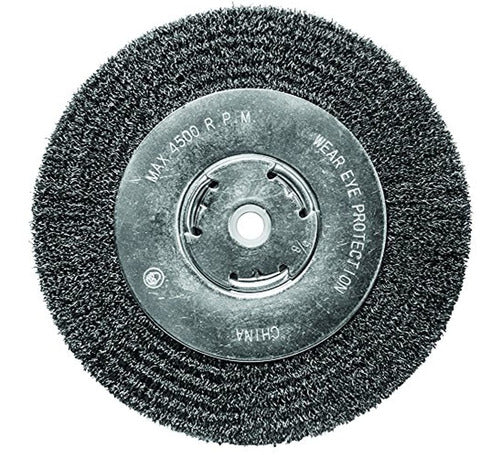 Century Drill & Tool 8-Inch Coarse Wire Wheel for Bench Grinder 0