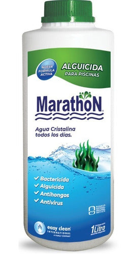 MarathoN Alguicida Para Piscinas X 1lt 0