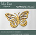 Set of 10 Laser Cut Butterfly Shapes 10cm Fibro Facil 4