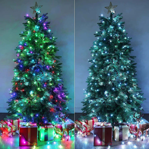 Ibaycon Luces De Navidad Que Cambian De Color, 300 Led De 98 1