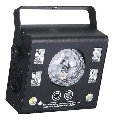 Luz De Festa 50 W 4 Em 1 Controlador Dmx Estroboscópio Bola 0