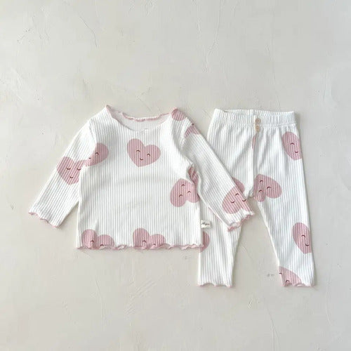 iaia Warm Printed Pajamas for Baby Girls 4