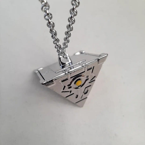 Burdah Yu-Gi-Oh Millennium Puzzle Necklace Silver 1