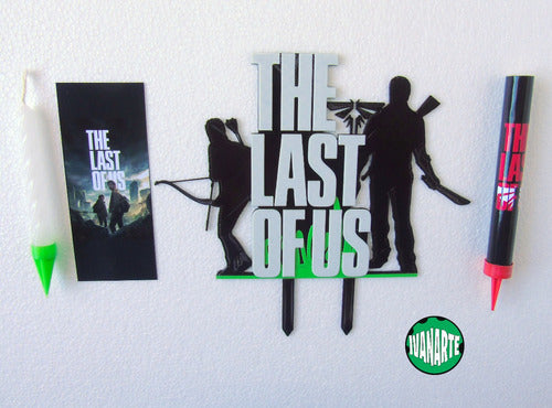 IVANARTE Adorno Para Torta The Last Of Us + Vela + Bengala + Sticker 1