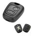 Keyfad Peugeot Key Case 2 Buttons 207 206 with Logo + Battery 4