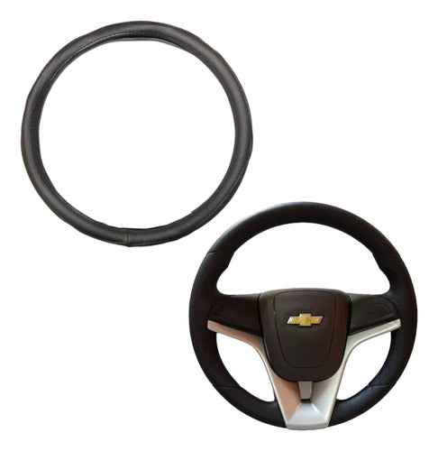 QKL Synthetic Leather Steering Wheel Cover for Chevrolet Corsa Agile 0