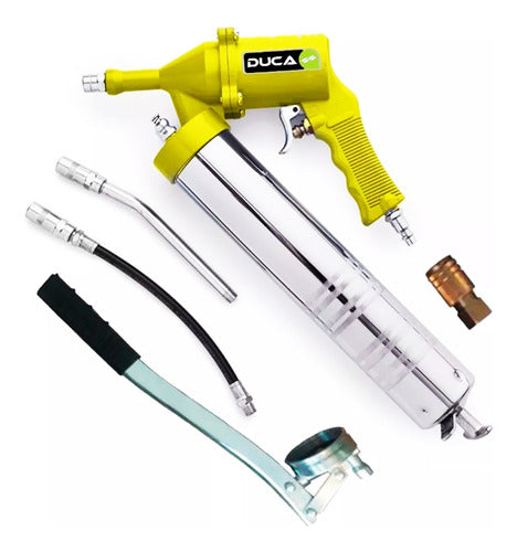 HIPERMAQ Pneumatic Grease Gun 500cc with Accessories 2