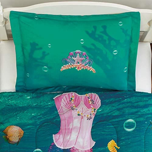 Dream Big Sea Princess Ultra Soft Microfiber Juego De 2 Fundas 2