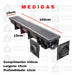 Ralo Linear Calha Para Piso Com Grelha Mallton 1,00 C/ 7unid 2