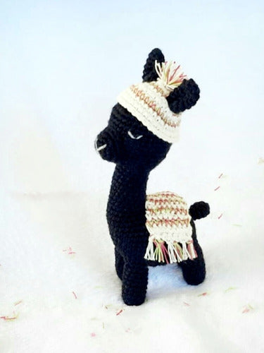 Andy Crochet Studio Peluche Llama Tejido Crochet Amigurumi Decoración Algodón 3