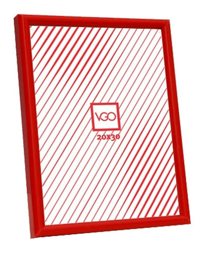 Set of 20 Plastic Picture Frames with Convex Frame 30x40cm in Various Colors - VGO BDA.85 6
