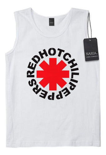 Kids Tank Top Red Hot Chili Peppers Art Logo - MURH2 0