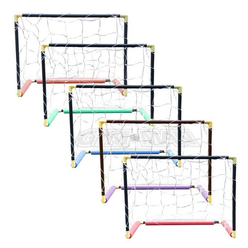 FDN GROUP 2 Arc Soccer Goals with Ball for Kids - Playtime Fun 1