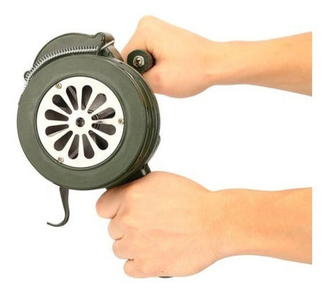 YaeTek High Quality Hand Crank Manual Operated Siren Alarm 4