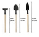 FANCYWOLF Gardening Tool Set (6 Pcs) Spade Shovel Rake For Garden Plants Care 2