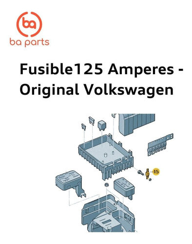 Audi Fusible 125 Amperes Tiguan 2008 Al 2011 2