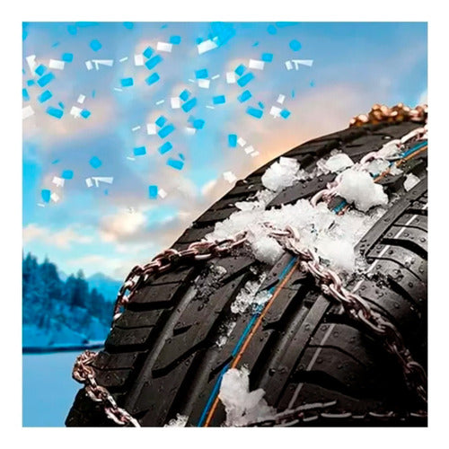 Car Snow Chain 12mm KN110 for 235/60-16 Auto 5