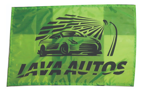 Bandera Chica Para Lavadero De Auto 2