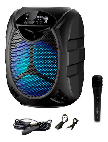 Oryx Portable Bluetooth Karaoke Speaker with Microphone Rio 6.5 0