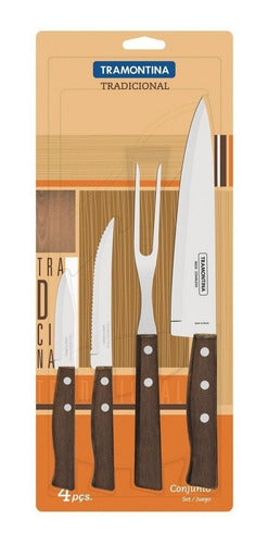 Tramontina 4-Piece Knife and Fork Set Ideal Gift 0