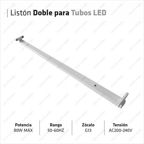 LED Dual G13 120 cm Strip + 2 T8 18W 220V Lighting 1