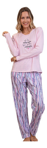 Bianca Secreta Long Sleeve Pajama Set + Pants up to T.7 24516 0