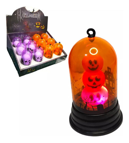 Manzana Cotillon Halloween LED Pumpkin Skull Lamp 0