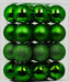 Emopeak Dark Green Christmas Balls Pack of 24 - 4.2cm 0