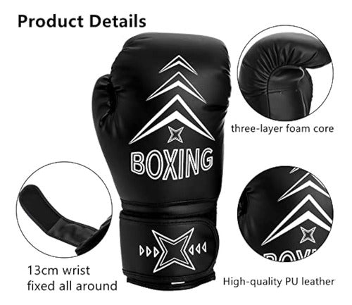 Zoofox Boxing Gloves, Sparring Training Gloves for Men Women 2