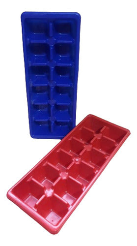 DC Flexible Plastic Ice Cube Tray - Pack of 2 Units 0