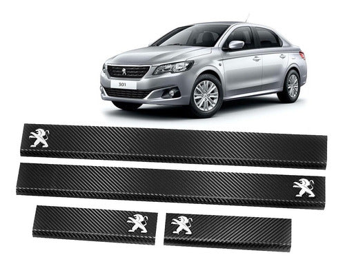 Self-Adhesive Door Sill Protectors for Peugeot 301 2008 3008 - Free Shipping 1