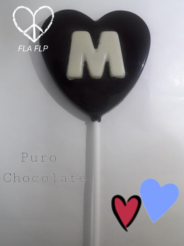 FLA FLP PURO CHOCOLATE Chupetines De Chocolate Corazon San Valentin Bodas 15años 4