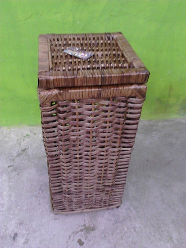 Fabi-estel Laundry Basket With Lid Made Of Wicker - Custom Made! 2