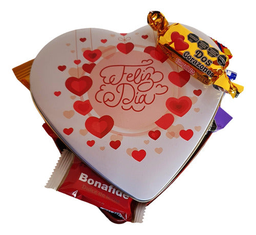 Milka Gift Box Heart Shaped Tin with Chocolates for Friendship Day 1