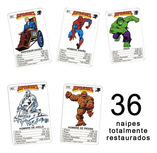 Cromy Super Heroes Match 4 Playing Cards (Remastered 2021) 1