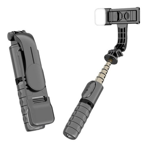 Monopod Palo Selfies Celular Bluetooth Tripode + Luz 3 Tonos 1