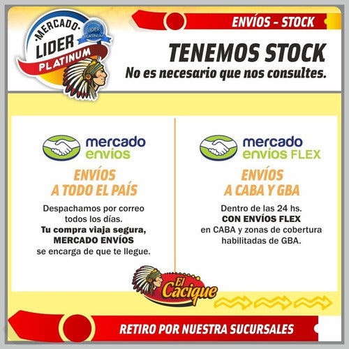 Lucero Escoba Pampa, Pack X 2 Unidades (cod. 2400) 4