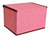 Home Basics Organizer Storage Box in Linen Fabric 45x30 31