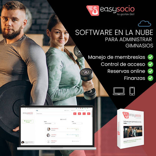 Easysocio Cloud Gym Software 1