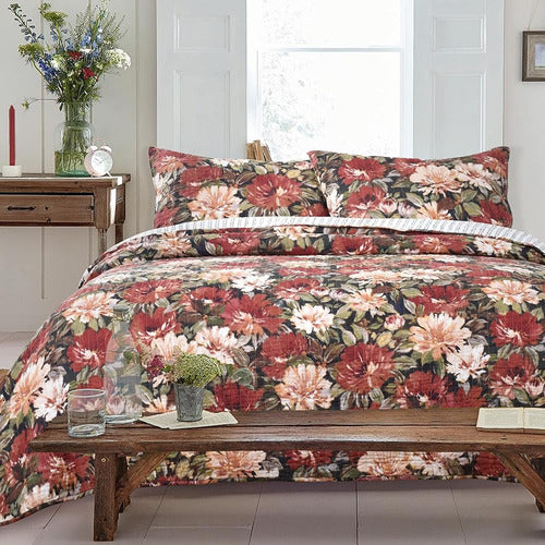 Loopuinhom Queen Quilt 100% Algodón, Juegos De Cama Queen 3 0